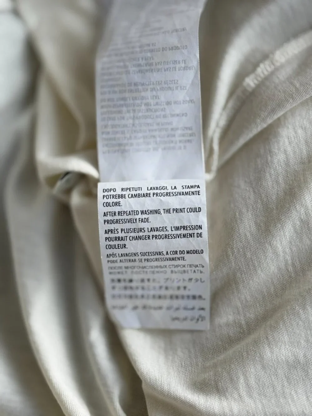 Gucci White & Black Interlocking GG Logo T-Shirt